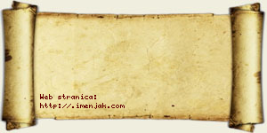 Jovana Iličin vizit kartica